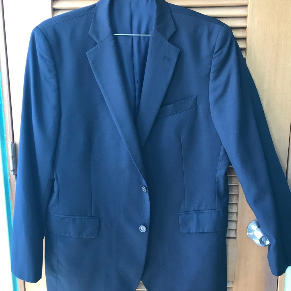 Stafford Black Men Suit
